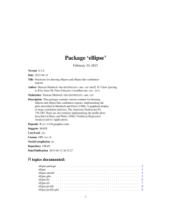 Package `ellipse`