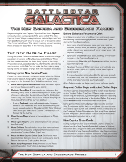 The New Caprica and Crossroads Phases