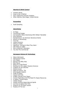 Catalog Subject Listing  - California State University