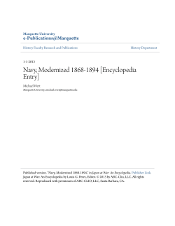 Navy, Modernized 1868-1894 [Encyclopedia Entry] - e