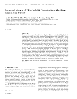 Isophotal shapes of Elliptical/S0 Galaxies from the Sloan Digital Sky
