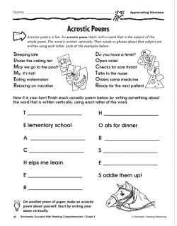 Acrostic Poems