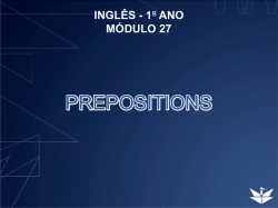 PREPOSITIONS