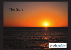 The Sun - Studyladder