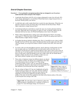 Chapter 9: Problems