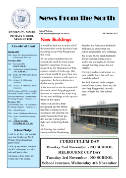 News From the North - Dandenong North Primary School
