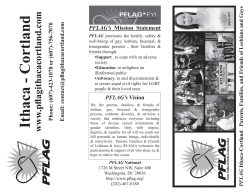 our letterfold flyer! - PFLAG Ithaca