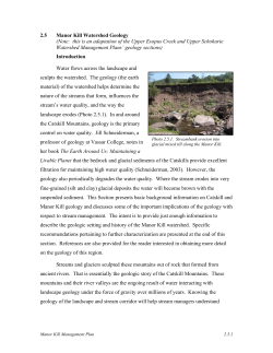 2.5 Watershed Geology