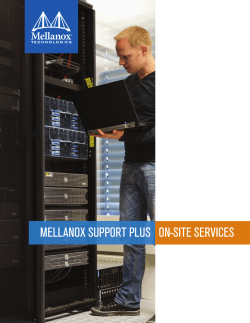 Mellanox Bronze, Silver, Gold and Support Plus