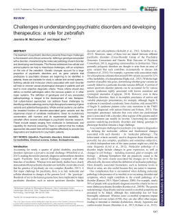 Challenges in understanding psychiatric disorders and developing