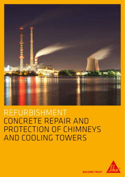 Concrete Repair and Protection of Chimneys and Cooling Towers