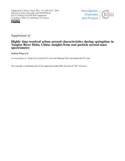 Supplement - Atmos. Chem. Phys