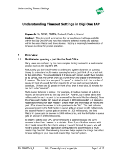 Understanding Timeout Settings