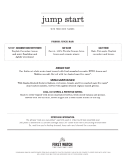 jump start - First Watch