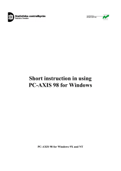Short instruction in using PC