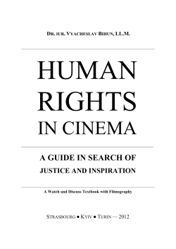 in cinema - European Court of Human Rights