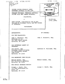 "`r . 1 - New York Federal-State-Tribal Courts And Indian Nations