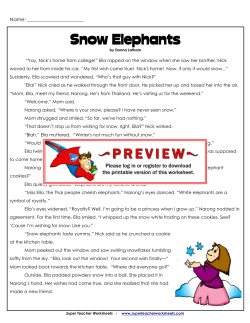 Snow Elephants - Super Teacher Worksheets