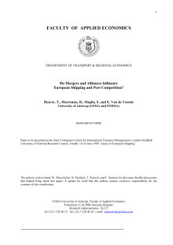 Do Mergers and Alliances Influence European