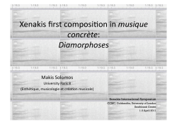 Makis Solomos - Goldsmiths, University of London