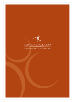 HRcorp brochure11_10_06 - Haya Rashed Al Khalifa, Attorneys at