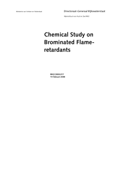 Chemical Study on Brominated Flame- retardants