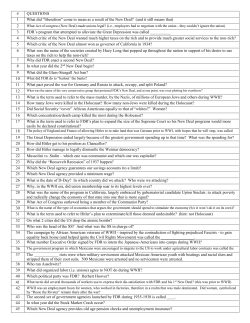 QUESTIONS 1 What did &ldquo;liberalism&rdquo; come to mean as a result of the