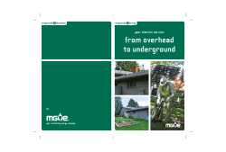 Overhead to Underground Electric Service