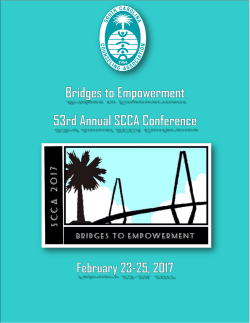 To view the 2017 Conference Schedule CLICK HERE!!