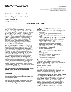 HIS-Select High Flow Cartridge, 1.25 ml (H7788)