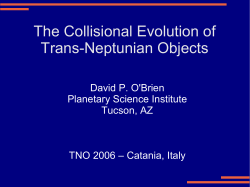 The Collisional Evolution of Trans