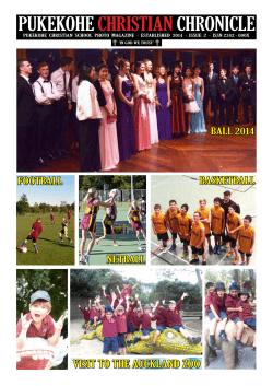 pukekohechristianchronicle - Pukekohe Christian School