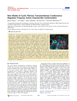 New Model of Cystic Fibrosis Transmembrane