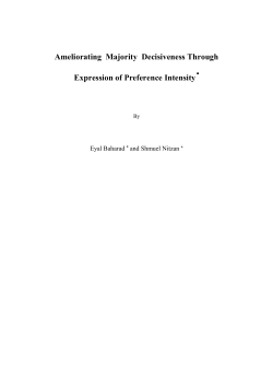 Eliminating Majority Tyranny Through Expression of Preference