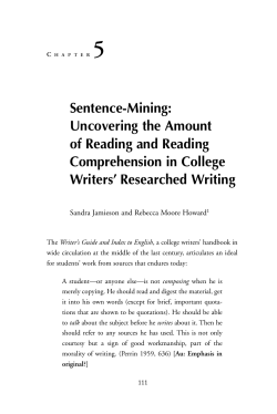Sentence-Mining: Uncovering the Amount of