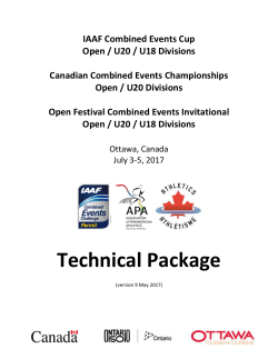 IAAF Combined Events / Canadian Combined