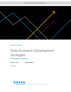 State Economic Development Strategies