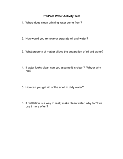 elementary Sand Filter Curriculum 2