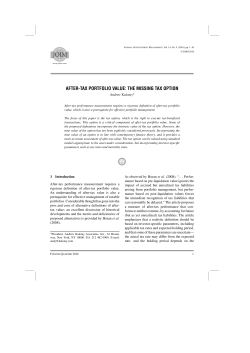 after-tax portfolio value: the missing tax option