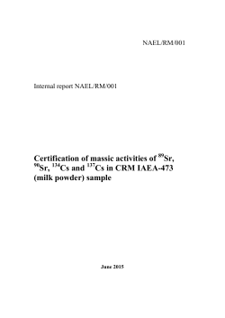 NAEL-RM-001 - IAEA Nucleus