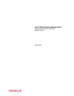 Administration Guide for the Fusion Client