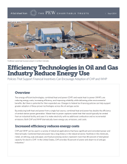 Efficiency Technologies in Oil and Gas Industry Reduce Energy Use