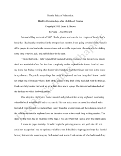 first chapter - Laura S. Brown, Ph.D. ABPP