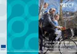 CyCle more often 2 Cool down the planet