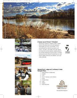 Catering Menu - Starved Rock Lodge