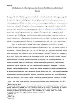 Cyclops Essay - Ed Sykes - University of Exeter Blogs