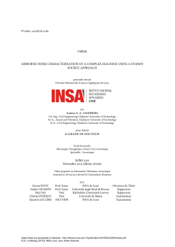 Airborne noise characterisation of a complex machine using a