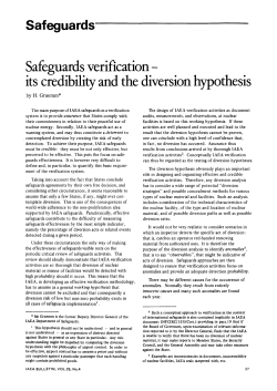 its credibility and the diversion hypothesis