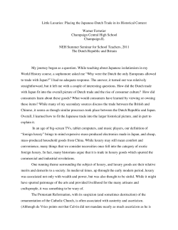 Little Luxuries: Placing the Japanese