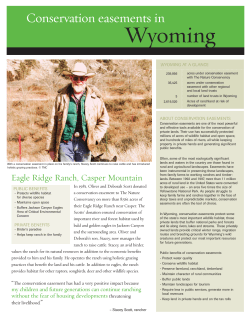 Conservation easements in Wyoming - Nature